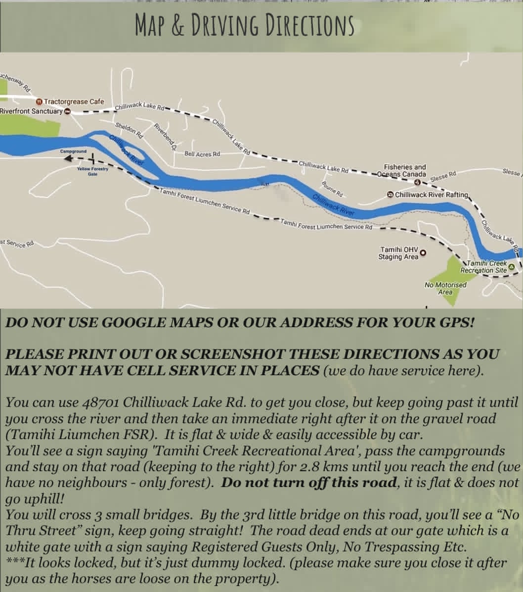 Map & Directions to Tamihi Meadows